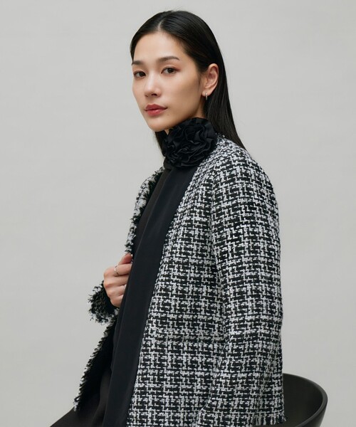 ICB（アイシービー） ジャケット ノーカラージャケット 「CLASSY.1月号
