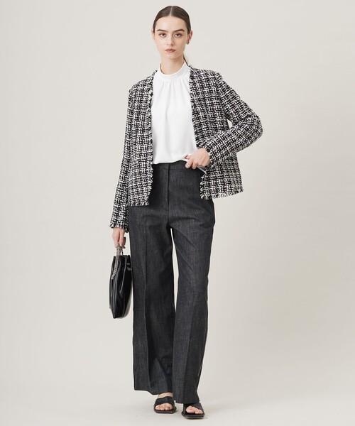 ICB（アイシービー） ジャケット ノーカラージャケット 「CLASSY.1月号