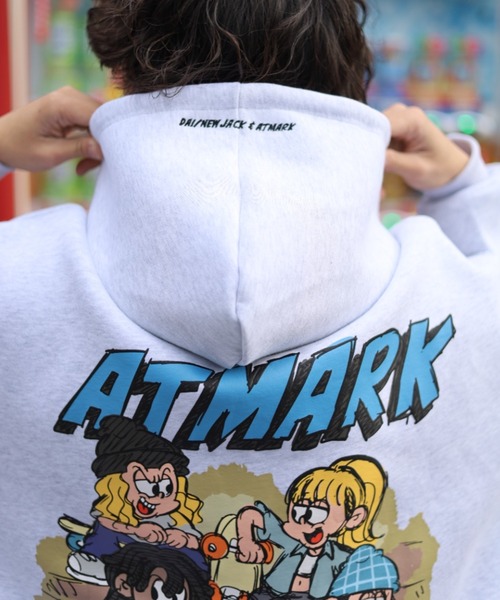 ATMARK パーカー 「フリーサイズ / UNISEX 」ATMARK×DAI NEWJACKコラボ