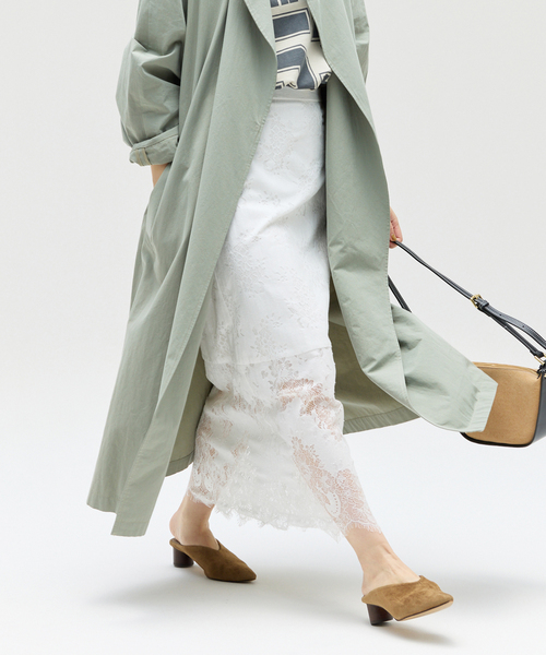 【新品未使用】SLOBE IENA  スローブイエナ　ランジェリーレーススカート SLOBE IENA（スローブイエナ）の「《追加2》ランジェリーレース