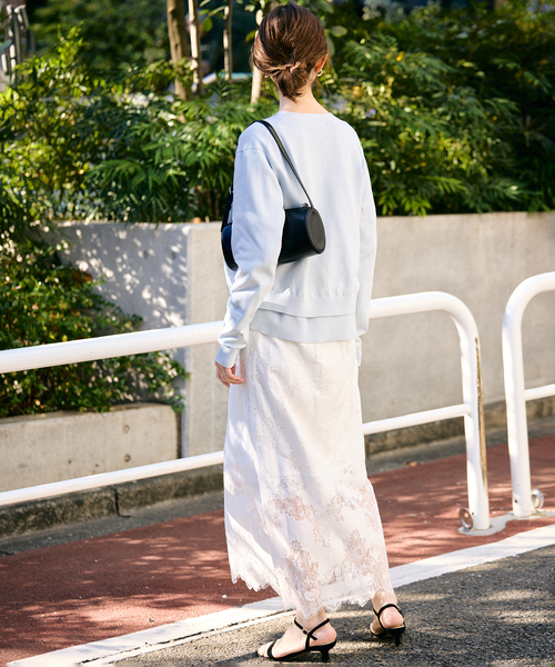 [SLOBE IENA レース切替スカート] 　新品　2025新作 SLOBE IENA｜レース切替スカート | Rakuten Fashion(楽天