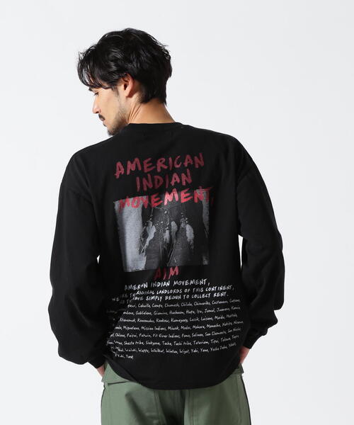 REMI RELIEF(レミレリーフ) 別注20／-天竺ロンＴ（INDIAN） REMI RELIEF tシャツ RELIEF(レミレリーフ) 別注20/-天竺ロンT