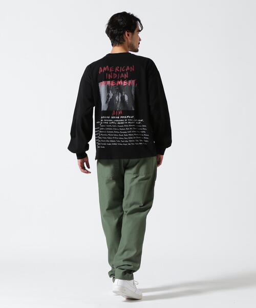 REMI RELIEF(レミレリーフ) 別注20／-天竺ロンＴ（INDIAN） REMI RELIEF tシャツ RELIEF(レミレリーフ) 別注20/-天竺ロンT