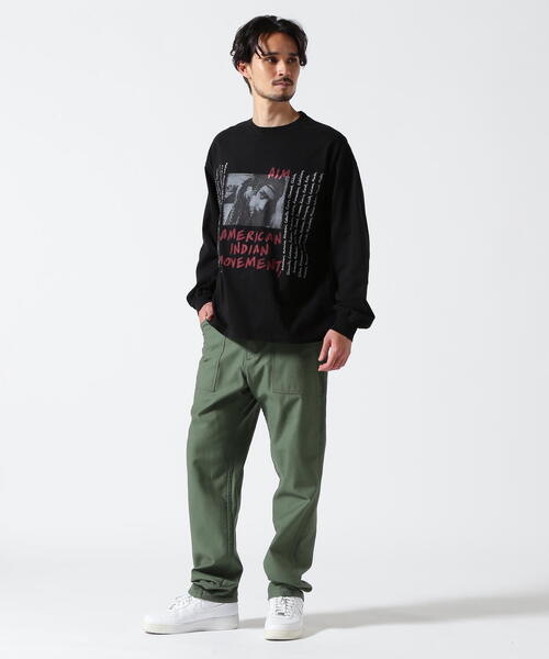REMI RELIEF(レミレリーフ) 別注20／-天竺ロンＴ（INDIAN） REMI RELIEF tシャツ RELIEF(レミレリーフ) 別注20/-天竺ロンT
