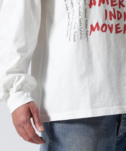 REMI RELIEF(レミレリーフ) 別注20／-天竺ロンＴ（INDIAN） REMI RELIEF tシャツ RELIEF(レミレリーフ) 別注20/-天竺ロンT