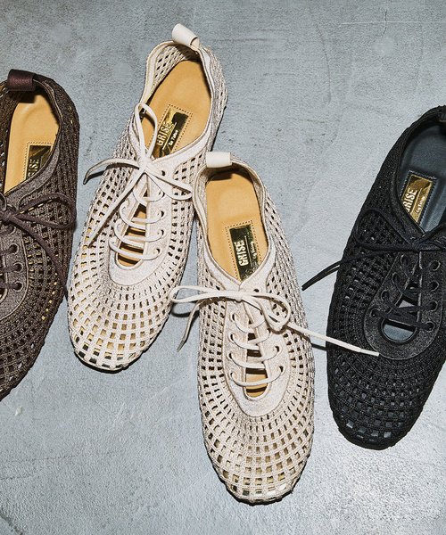 LE TALON（ル タロン） シューズ GRISE EMBROIDERY レースアップ