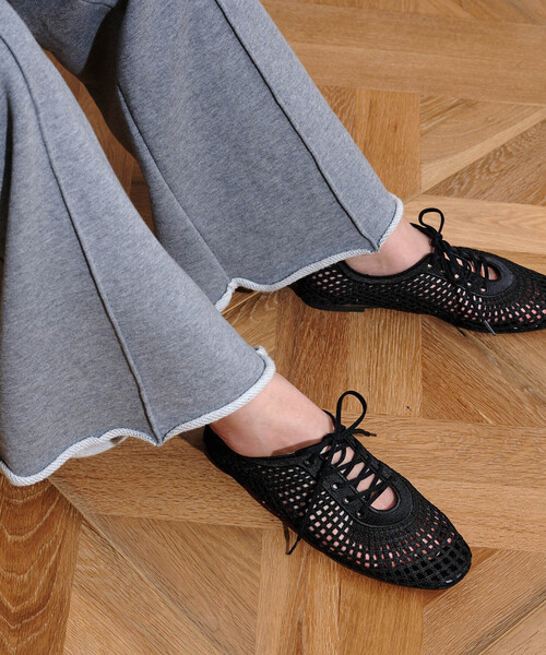 LE TALON（ル タロン） シューズ GRISE EMBROIDERY レースアップ