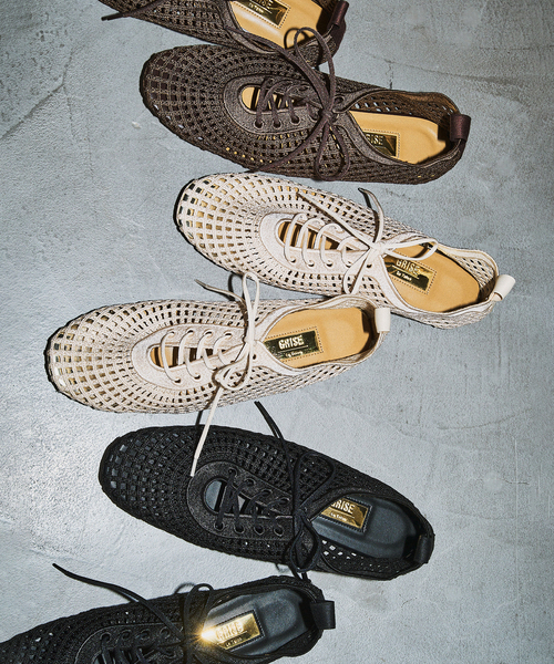 美品！ルタロングリーズ LE TALON GRISE レースアップシューズ GRISE EMBROIDERY レースアップ（フラットシューズ）｜LE TALON