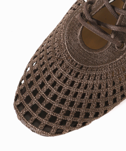LE TALON シューズ GRISE EMBROIDERY レースアップ レディース