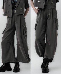 カーゴパンツ 2WAYトロミワイドカーゴパンツ(HARE) レディース｜ZOZOTOWN Yahoo!店