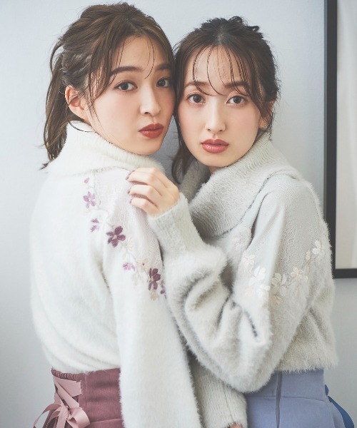 「WILLSELECTION」 タートルネックニット MEDIUM ベージュ レディース_画像2