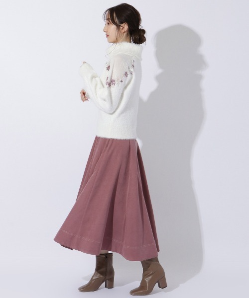 「WILLSELECTION」 タートルネックニット MEDIUM ベージュ レディース_画像6