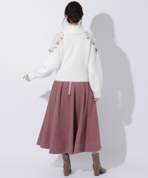 「WILLSELECTION」 タートルネックニット MEDIUM ベージュ レディース_画像7