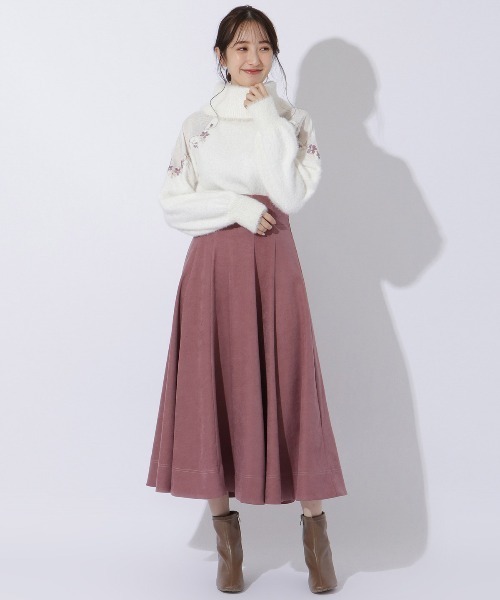 「WILLSELECTION」 タートルネックニット MEDIUM ベージュ レディース_画像8