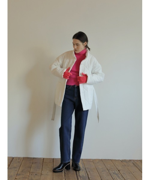 「AMAIL」 タートルネックニット FREE ピンク レディース_画像6