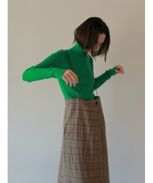 「AMAIL」 タートルネックニット FREE ピンク レディース_画像8