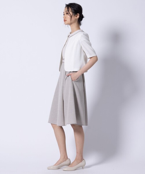 【未使用タグ付】TOCCA BRIGHT LUMINOUS ノーカラージャケット TOCCA ジャケット ノーカラージャケット BRIGHT LUMINOUS 半袖