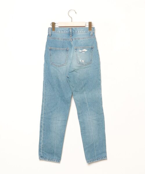 [MURUA] повреждение обработка Denim брюки 0 голубой женский 