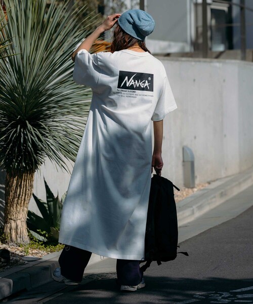 NANGA FREAK’S STORE ルーズフィット ロングスリーブ 刺繍T セール】NANGA × FREAK'S STORE/ナンガ × フリークスストア 別注