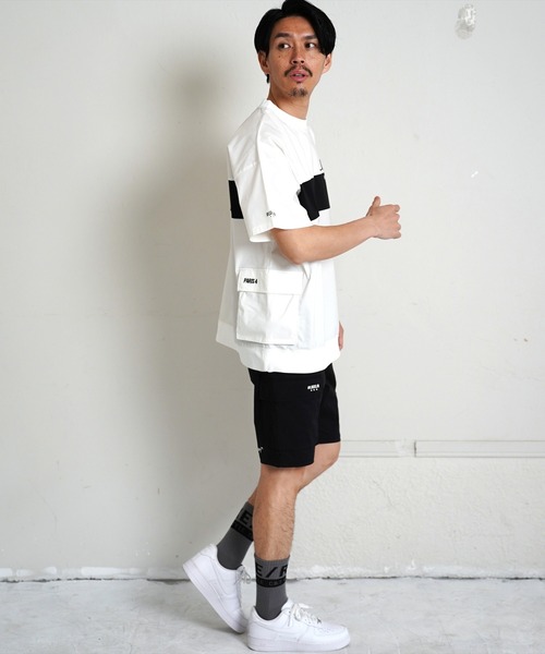 tシャツ (RM)「LUXE/R GOLF」ストレッチ クロス パネル切り替え カーゴポケット プルオーバー 半袖 シャツ メンズ_21