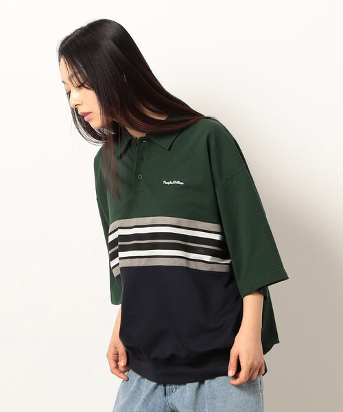 21（メンズポロシャツ）（色：グリーン系）｜トップス | ファッション