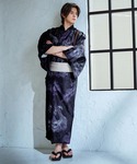浴衣 メンズ浴衣3点セット(浴衣・帯・下駄) ...の詳細画像4