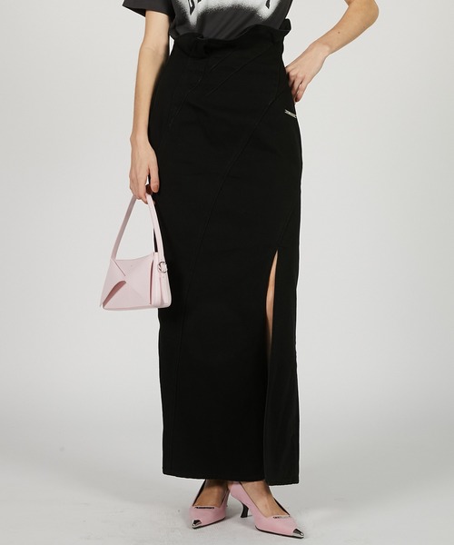 スカート スカルプテッドマキシスカート / Sculpted Maxi Skirtの画像