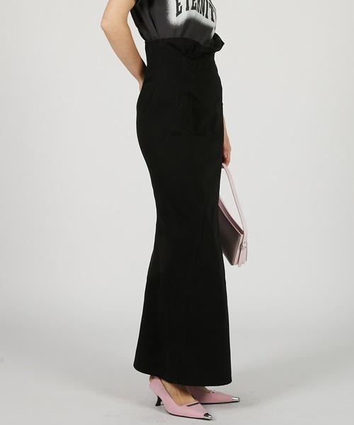 スカート スカルプテッドマキシスカート / Sculpted Maxi Skirtの画像