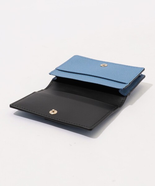 SMYTHSON スマイソン レザー ケース ネイビー系 カードケース Smythson（スマイソン） カードケース SMYTHSON FOLDED カードケース