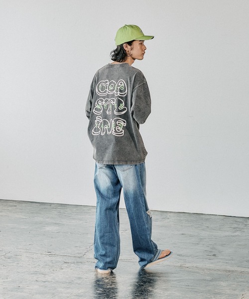 BAYFLOW tシャツ 「POPなプリントが可愛い」SUNSETバック