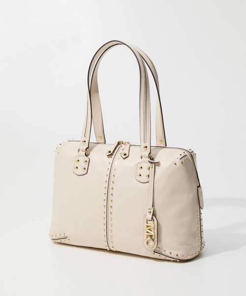 MICHAEL KORS トートバッグ Astor Large Studded Leather Tote