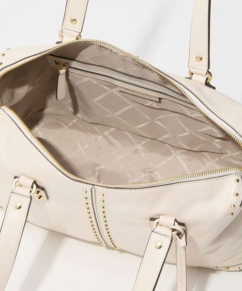 MICHAEL KORS トートバッグ Astor Large Studded Leather Tote