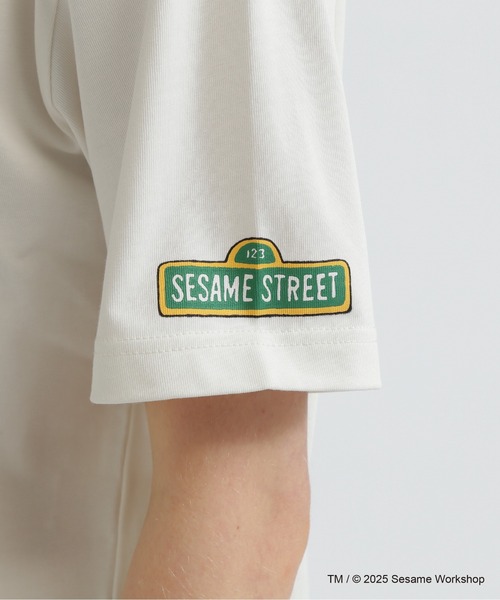 tシャツ 「SESAME STREET meets AVIREX」RINGER T-SHIRT レディース SESAME STREET tシャツ 「SESAME meets AVIREX」RINGER T-SHIRT