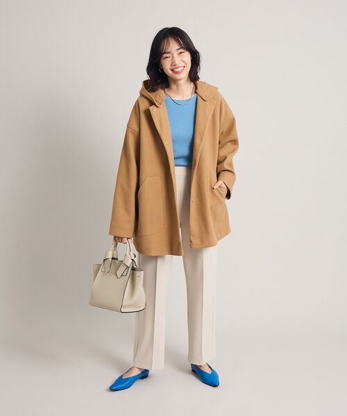 「Green Parks」 「chocol raffine robe」コート FREE オレンジ レディース_画像3