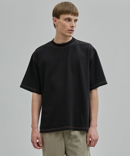 UNITED TOKYO シャツ コントラストステッチドッキングTシャツ