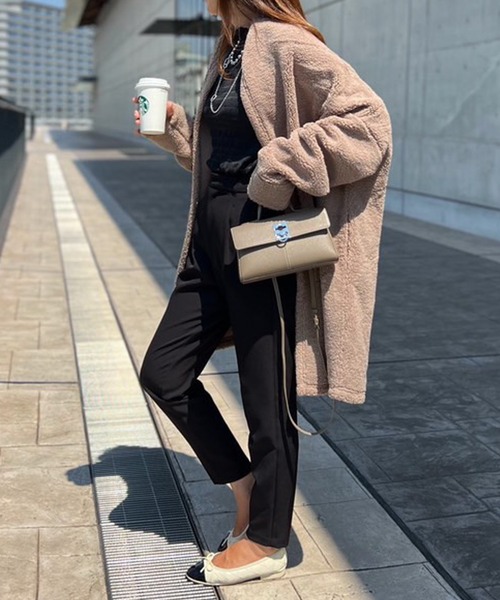 スプリングコートEmma Taylor FREEサイズ 美シルエット3wayキルティングフードコート Emma Taylor│STYLEDOOR