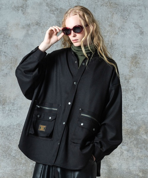 glamb（グラム） シャツ 4XL Stand Collar Shirt / 4エックスエル