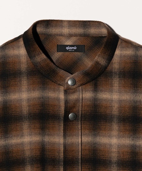 glamb（グラム） シャツ 4XL Stand Collar Shirt / 4エックスエル