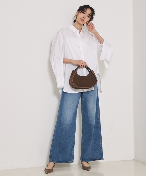 SERGE DE BLEU KHUFUホワイト ワイドパンツ サイズ24 追加》SERGE de
