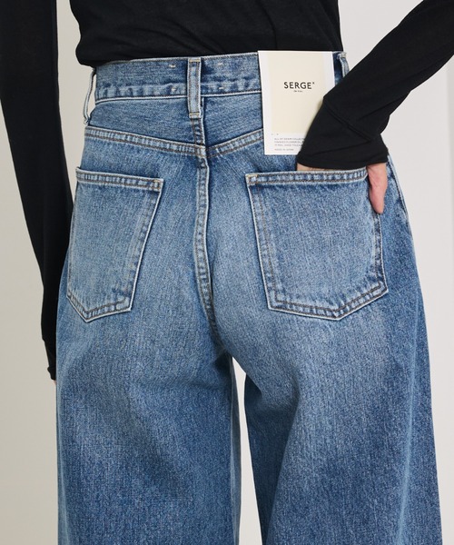 SURGE サージ ワイドパンツ ジーンズ デニム デニムパンツ SERGE de bleu KHUFU ワイドデニムパンツ レディース ZOZOTOWN Yahoo 店 - 通販 - Yahoo ショッピング