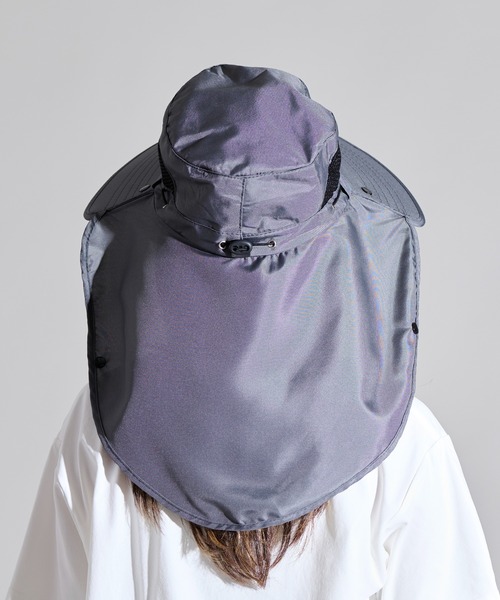 MAISON SELECT 帽子 ハット 5E3 フェイスガード ネックガード付き つば