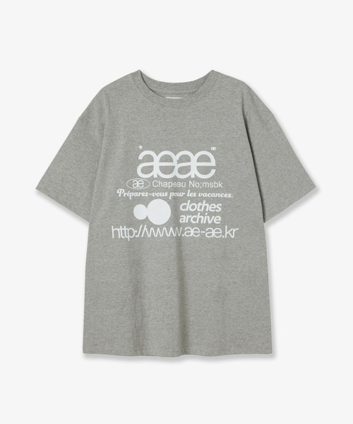 aeae ドットT aeae tシャツ WEB LOGO T-SHIRTS レディース メンズ : ZOZOTOWN
