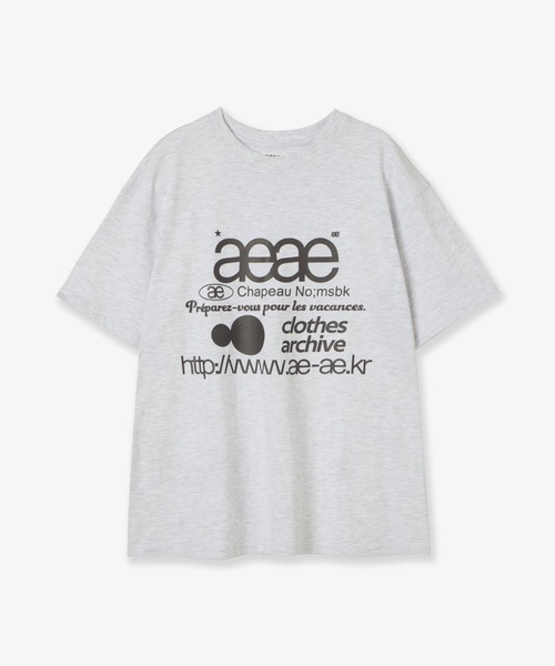 aeae tシャツ WEB LOGO T-SHIRTS レディース メンズ : ZOZOTOWN