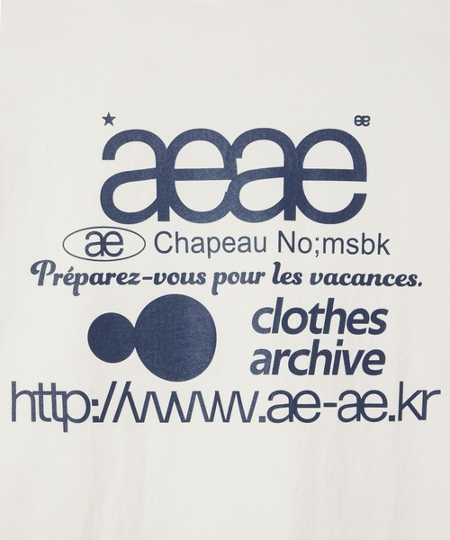 aeae ドットT aeae tシャツ WEB LOGO T-SHIRTS レディース メンズ : ZOZOTOWN