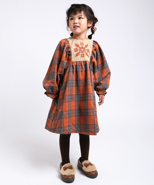 専用　　LALI チェック柄ワンピース 3歳用 ピアノ発表会 衣装 ギンガムチェック柄子どもワンピース ピアノ発表会