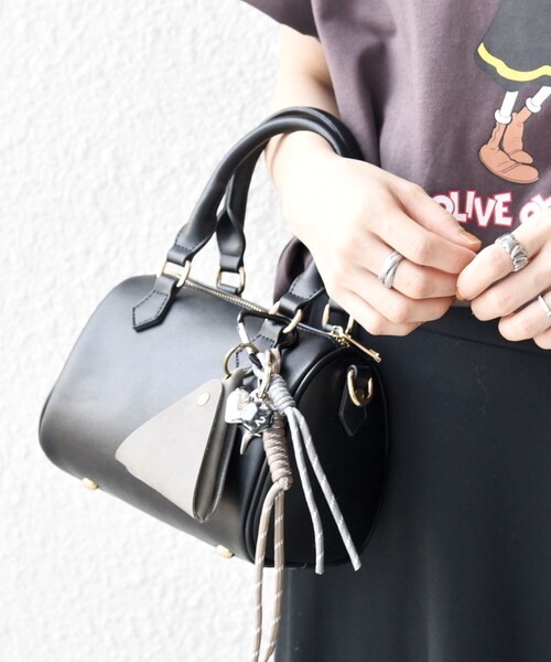 VELETTO スエード ミニボストン 2WAY モカ 新品タグ付 VELETTO/2WAY ミニ ボストンバッグ【限定展開】｜Daytona Park(FREAK'S