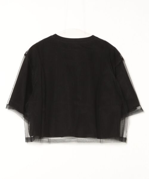 tシャツ A'GEM/9 × .kom 「.KOMZ/ドットケーオーエムゼット」「英字フレームプリント クロップドTシャツ」 レディース KOM tシャツ A'GEM/9 × .kom 「.KOMZ/ドットケーオーエムゼット
