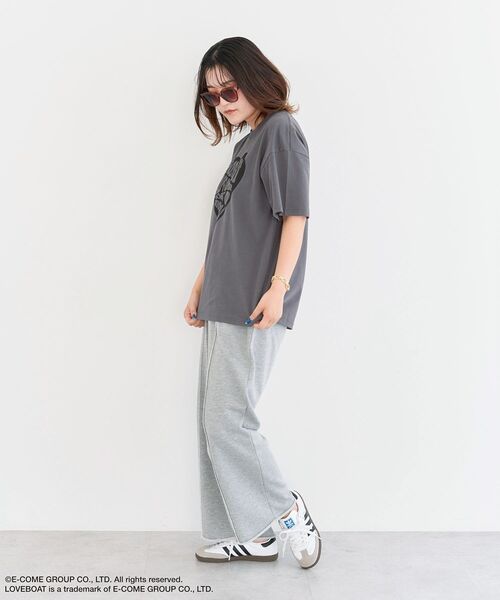 ラブボート tシャツ LOVEBOAT ハートロゴptビッグTEE レディース