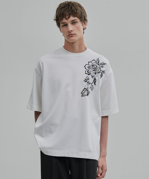 【新品】UNITED TOKYO ユナイテッドトウキョウ　刺繍　メンズ　シャツ UNITED TOKYO（ユナイテッドトウキョウ） tシャツ フラワーエンブロイ
