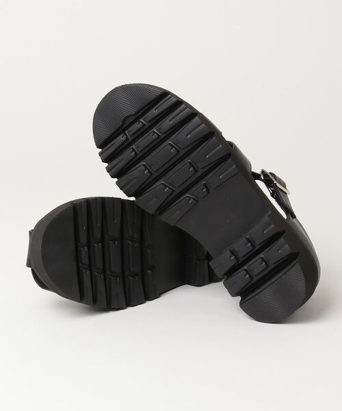 「CITEN」 フラットサンダル M ブラック レディース_画像3